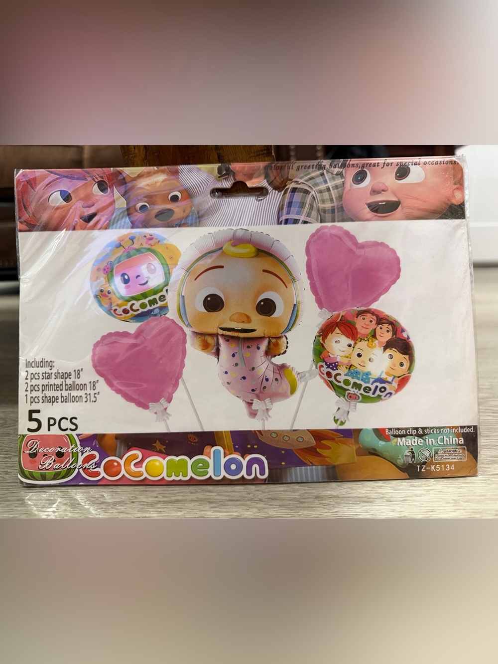 Cocomelon Balloon Set - Picture 2 of 5